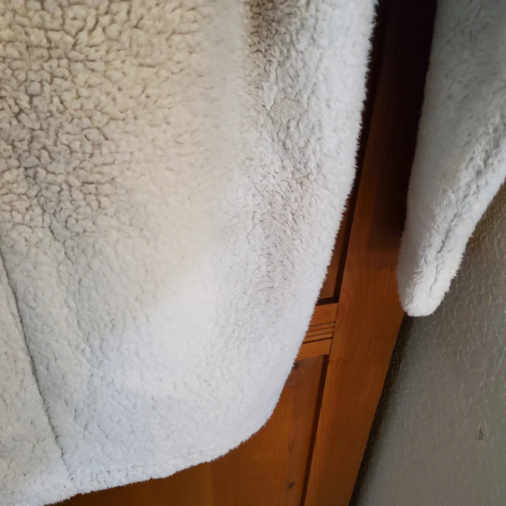 The North Face Kids White Fleece Jacket